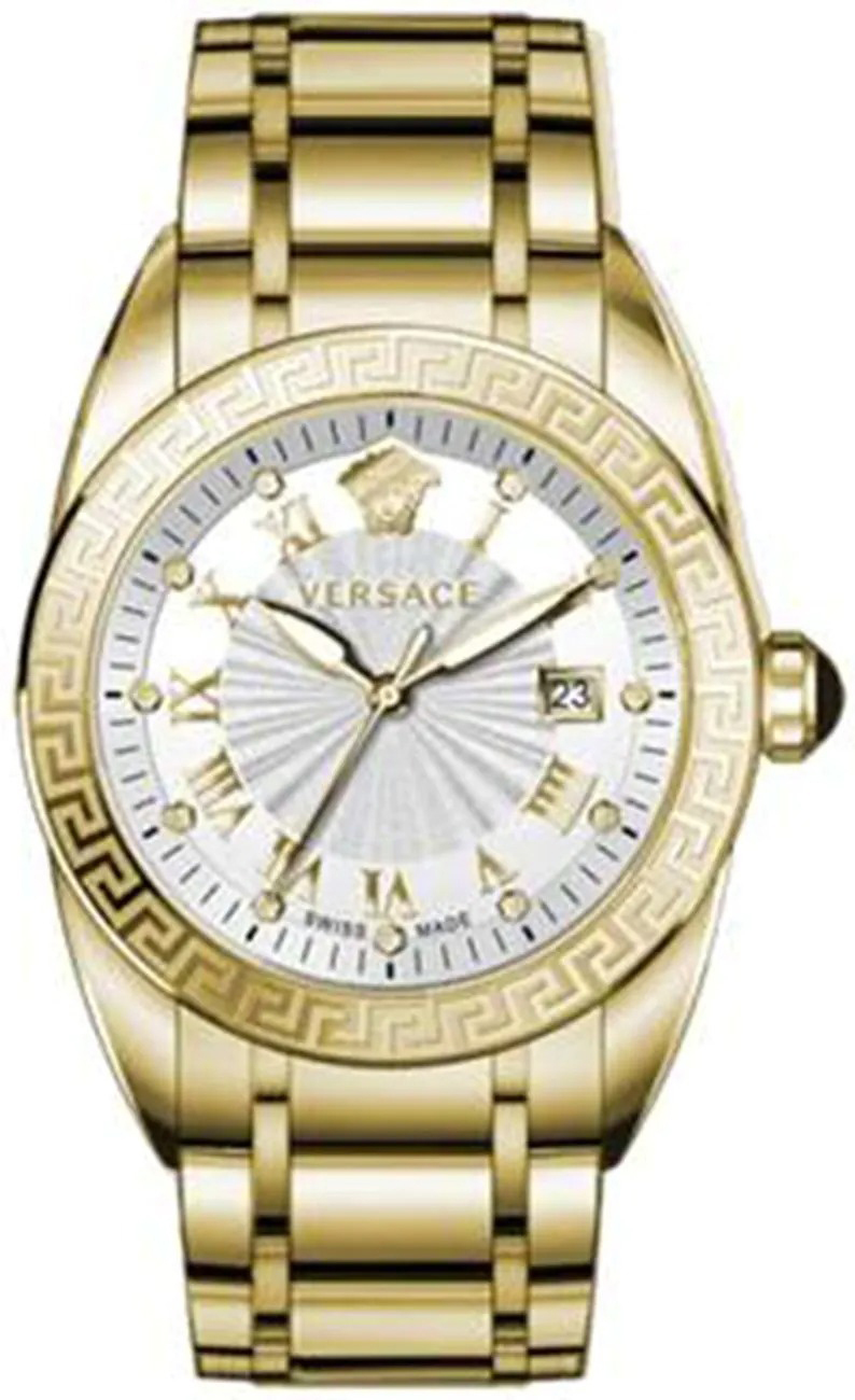 Versace Herreklokke VFE150015 V Spirit Hvit/Gulltonet stål Ø42 mm