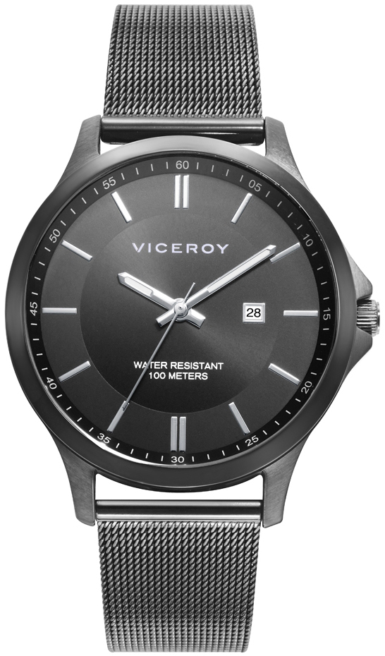 Viceroy Herreklokke 401170-57 Classic Sort/Stål Ø38 mm
