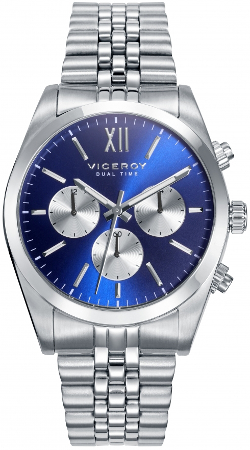 Viceroy Herreklokke 42423-33 Classic Blå/Stål Ø41 mm
