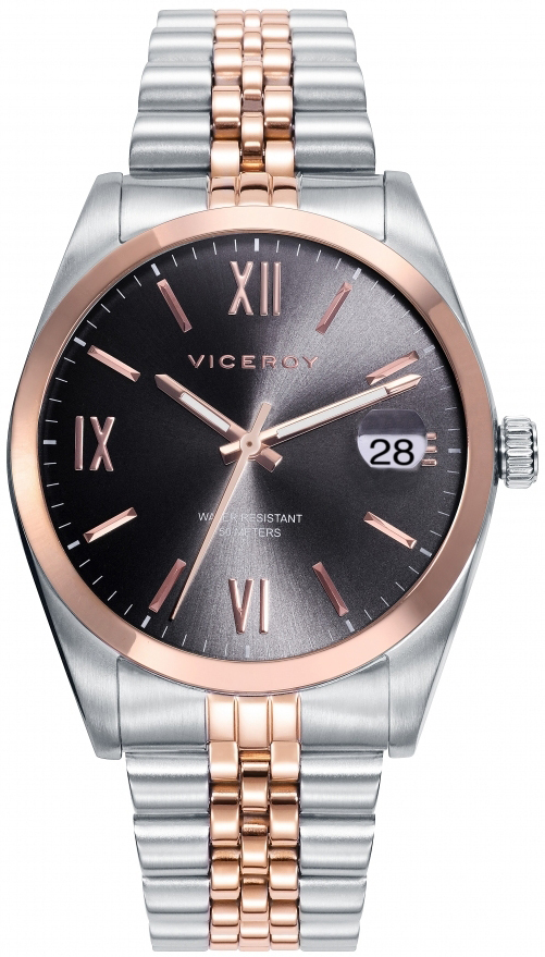 Viceroy Herreklokke 42425-13 Classic Sort/Stål Ø41 mm