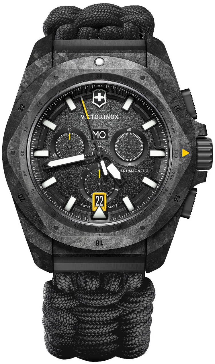 Victorinox Herreklokke 241989.1 I.N.O.X. Sort/Tekstil Ø43 mm