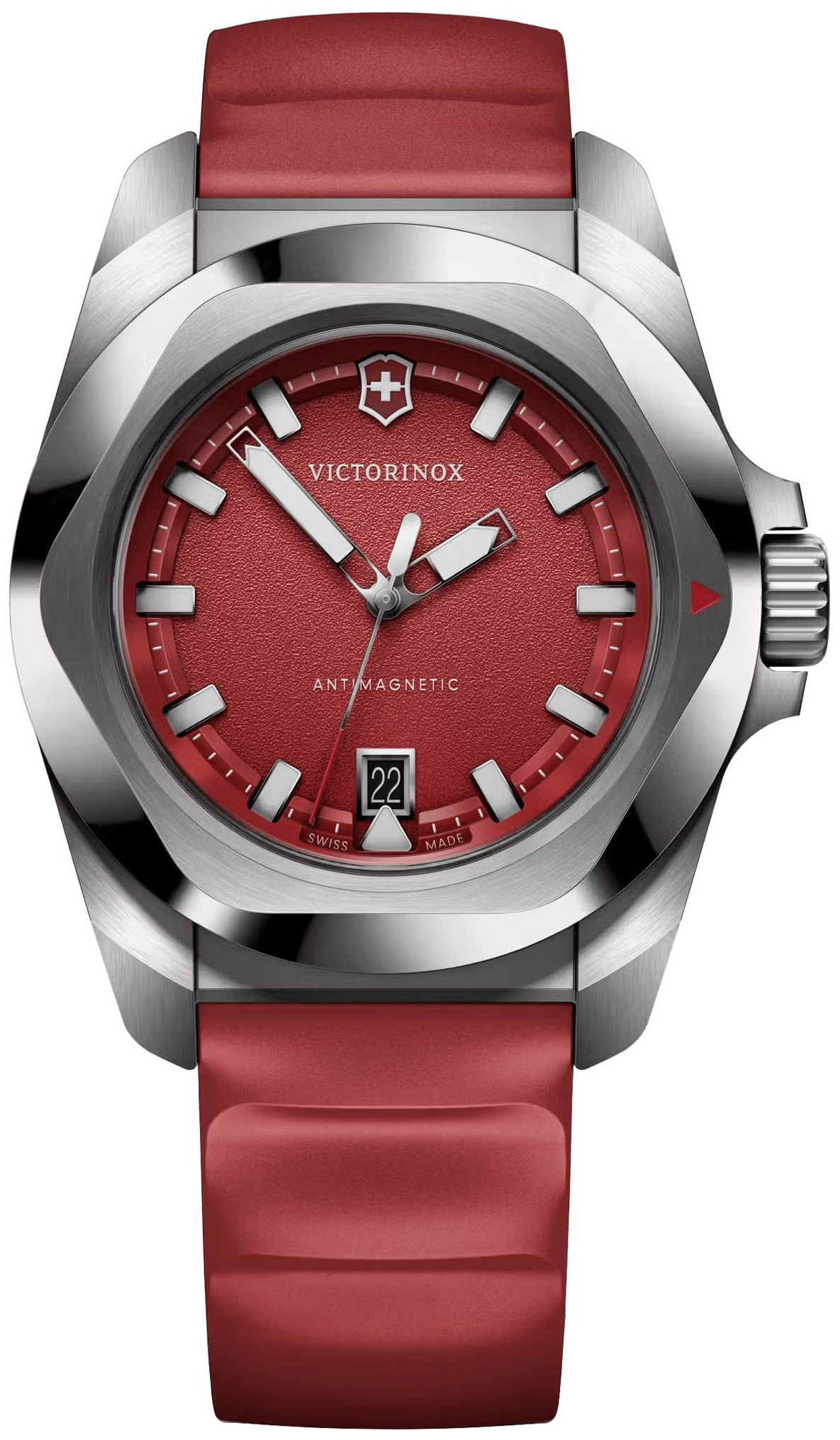 Victorinox Herreklokke 242029 I.N.O.X. Rød/Gummi Ø41 mm