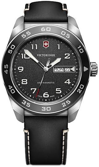 Victorinox Herreklokke 242041 Swiss Army Sort/Lær Ø42 mm