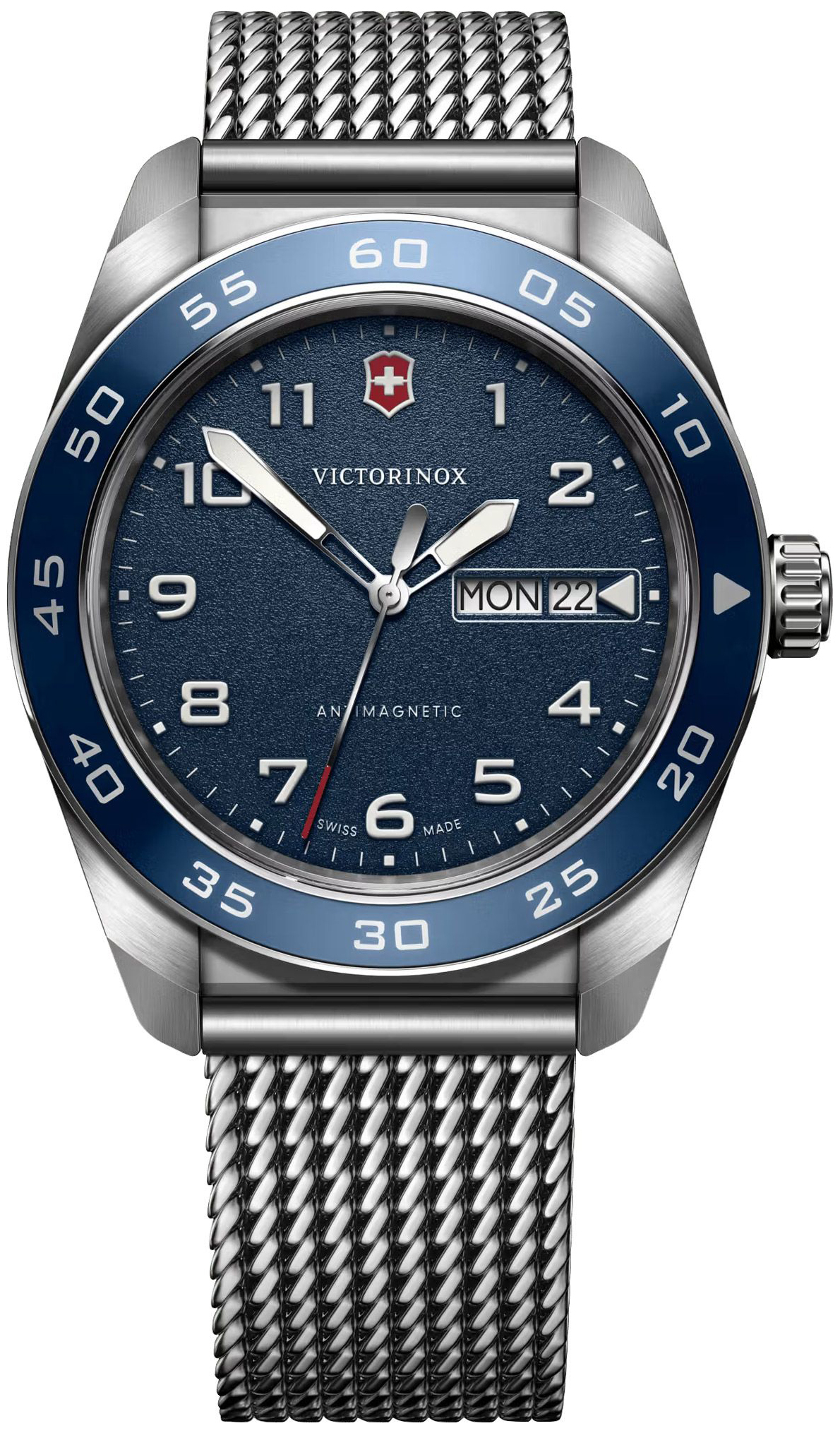 Victorinox Herreklokke 242042 Swiss Army Blå/Stål Ø42 mm