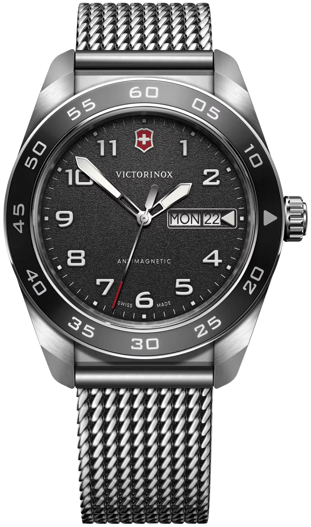 Victorinox Herreklokke 242043 Swiss Army Sort/Stål Ø42 mm