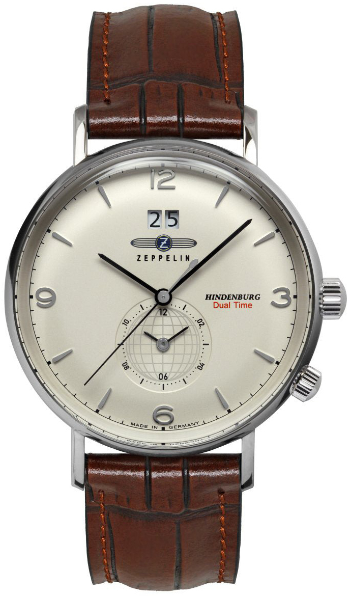 Zeppelin Herreklokke 80445 Lz 129 Hindenburg Beige/Lær Ø41 mm